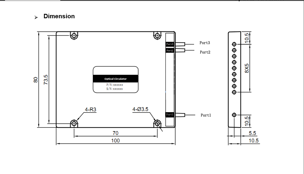 Optical Circulator QH (China Manufacturer) Optical Lens