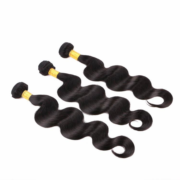 Virgin Indian hair body wave extensions 3 bundles 8-30 inch hot selling  2