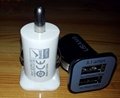 3A Dual USB Car Cigarette Lighter Plug Power Charger Adapter 24V