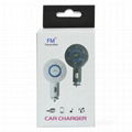 Bluetooth MP3 Player FM Transmitter Hands Free Car Kit with USB Car Charger