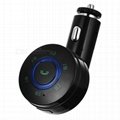 Bluetooth MP3 Player FM Transmitter Hands Free Car Kit with USB Car Charger