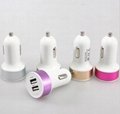 Universal 5V 2A 2 Ports Dual USB Car Charger For iPhone Samsung