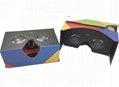 OEM Designer's Google Cardboard 2.0 VR 3D Glasses With NFC For 6'' Smart Phone