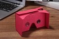 Google Cardboard Leather VR Box 34mm 3D Glasses For iPhone 6 plus Samsung Note 4
