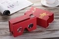 Google Cardboard V2.0 VR Box 3D Virtual Reality Glasses For 6" Mobile Phone 