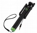 Cheap 3.5mm Wired Retractable Selfie Monopod w/ Phone Holder 