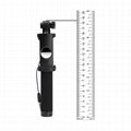 Foldable ST09 Wired Selfie Monopod w/ Mirror for Phone