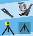 All in one Chest Strap Head Mount Monopod Accessories Kit Case for GoPro
