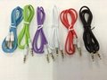 Color Cheap 3.5mm Male to Male Audio Cable ,Aux cable for iphone