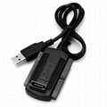 IDE SATA to USB + ATA Serial Adapter Cables + AC Power Adapter 