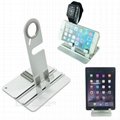 Multifunction Charging Dock Stand Desktop Mount Holder for Apple Watch / IPHONE 