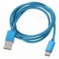 USB 3.1 Type C to USB 2.0 Data Charging Cable Gold Pink (102cm)