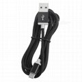 Braided Nylon metal V8 Micro USB to USB Charging/Data Cable (100cm)