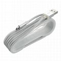 Braided Nylon metal V8 Micro USB to USB Charging/Data Cable (100cm)