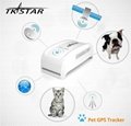 TKSTAR Quad-band Pets GSM / GPRS / GPS Strap Tracker for Cats Dogs