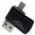 Micro USB Card Reader / OTG Adapter For Samsung Android phones