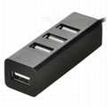 OTG USB 2.0 4-Port OTG HUB w/ Micro USB port for Samsung LG phones