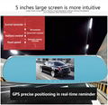 5" 1080P Android Car Rearview Mirror DVR WiFi AVIN w/ GPS / EU/AU Map