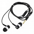 3.5mm In-Ear Earphones Headphones w/ Wire Control & Mic for IPHONE / Samsung  