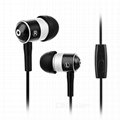 3.5mm In-Ear Earphones Headphones w/ Wire Control & Mic for IPHONE / Samsung  