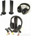 5 in1 MH2001 Wireless FM Radio Headphone with Transmitter Base Station