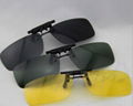 Clip-on UV400 Protection Resin Lens Attachment Sunglasses For Driver Fishing