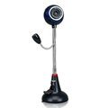 Flexible USB 2.0 1.3 MP Driverless Webcam w/ Microphone For Computer PC