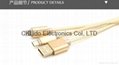 iPhone / Samsung 2-in-1 Nylon Braided Lightning + Micro USB Data Cable 
