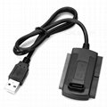 USB 2.0 to IDE / SATA Hard Drive Cable + Power Adapter 