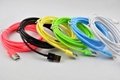 2m 3m Colored 8Pin Lightning USB Data Charging Cable For iPhone 5 6 iPads
