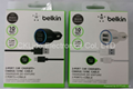 Belkin 2-in-1 USB Power Car Charger Adapter With USB Data Cable For iPhone Sam