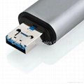 Multi-function 2-in-1 USB-A-Micro Type-C TF / SD Card Reader