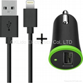 2A Belkin USB Car Charger / Adapter With USB Cable Set For iPhone 6