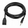 Car Modification to 3.5mm AUX Audio Input Adapter Cable for BMW E46