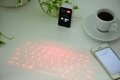 Projection Laser Wireless Bluetooth Virtual Keyboard With LCD for Tablet Phone