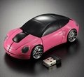 Porsche Car Style 2.4GHz 1200DPI Wireless Optical Mouse with USB Receiver