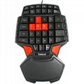 Delux T9 USB 2.0 Wired Gaming 46-Key Keyboard w/ 3-Mode LED Backlight