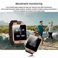 DDZ09s Bluetooth Smart Wrist Healthy Watch Phone w/ Camera SOS