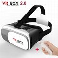 VR Virtual Reality 3D Glasses + Bluetooth Controller for 3.5~6.0" Smartphone