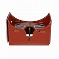 Leather PU Virtual Reality 3D VR Head Mounted Glasses
