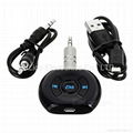 Wireless Car Bluetooth V3.0+EDR 3.5mm Hands-Free Audio Music ReceiverEK201 3.5mm