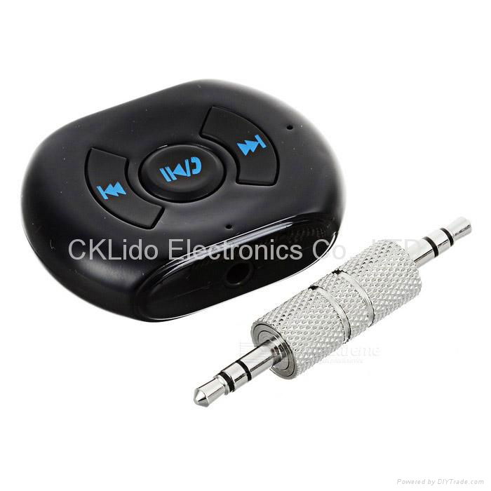 Wireless Car Bluetooth V3.0+EDR 3.5mm Hands-Free Audio Music ReceiverEK201 3.5mm 5