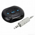 Wireless Car Bluetooth V3.0+EDR 3.5mm Hands-Free Audio Music ReceiverEK201 3.5mm 5