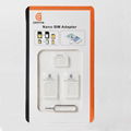 Grifin Nano SIM Card to Micro / Standard SIM Card Adapters for IPHONE Samsung 2