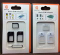 Grifin Nano SIM Card to Micro / Standard SIM Card Adapters for IPHONE Samsung