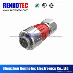 RENHOTEC waterproof power connector 3pins