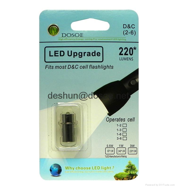 DOSOE led conversion kit 3W LED outdoor lamps