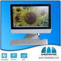 made in china factory 21.5" quad core Intel i7 1080P all-in-one PC 4GB sata 500G 3