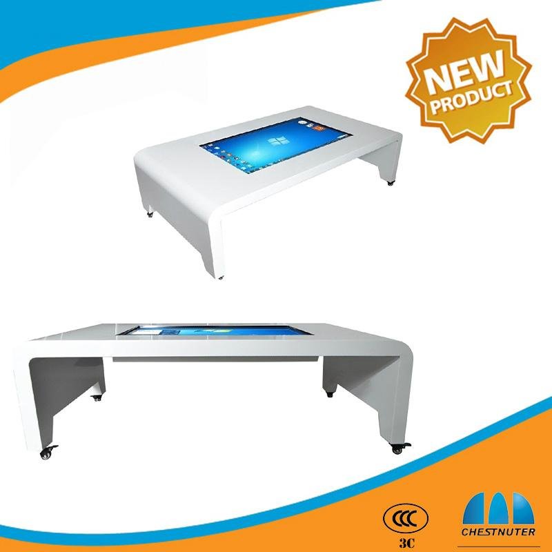32 inch 42 inch 46 inch touch screen coffee table with wifi/lan/pc/3g/game table