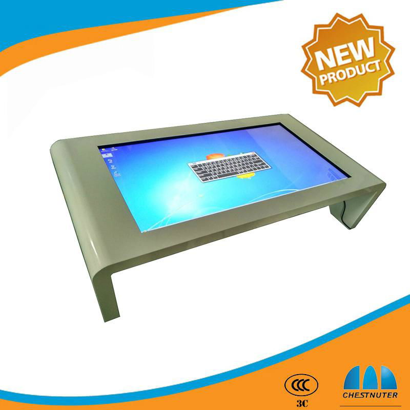 32 inch 42 inch 46 inch touch screen coffee table with wifi/lan/pc/3g/game table 2